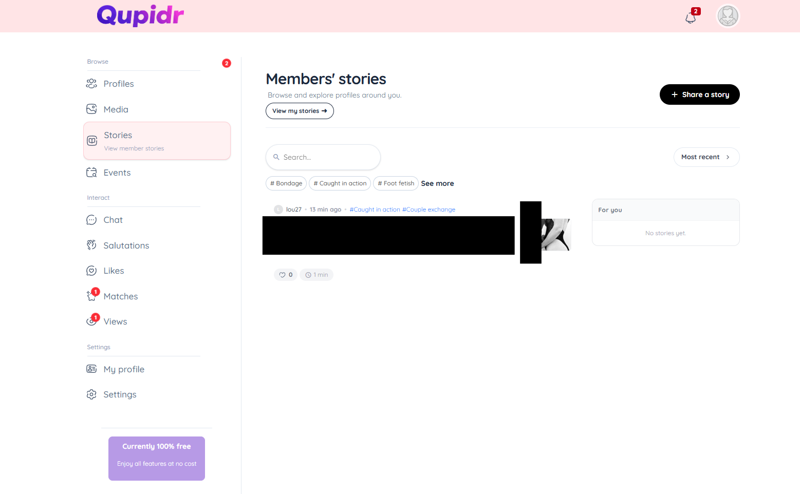 View member stories